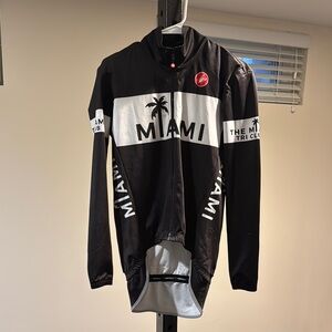 Miami Tri Club Black Cycling Jacket